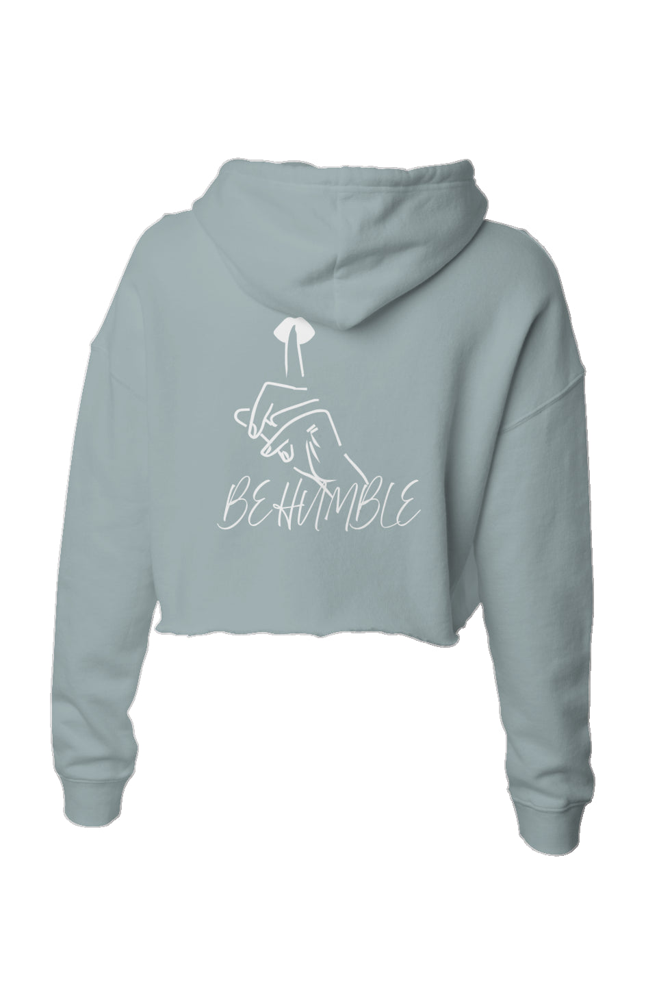 Be Humble Crop White
