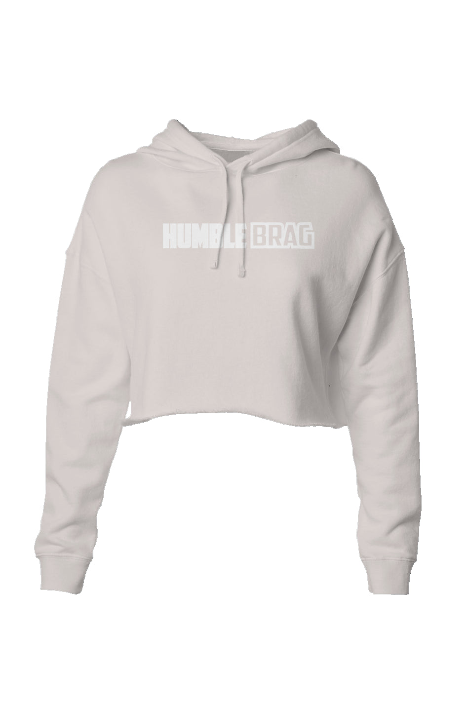 Be Humble Crop White