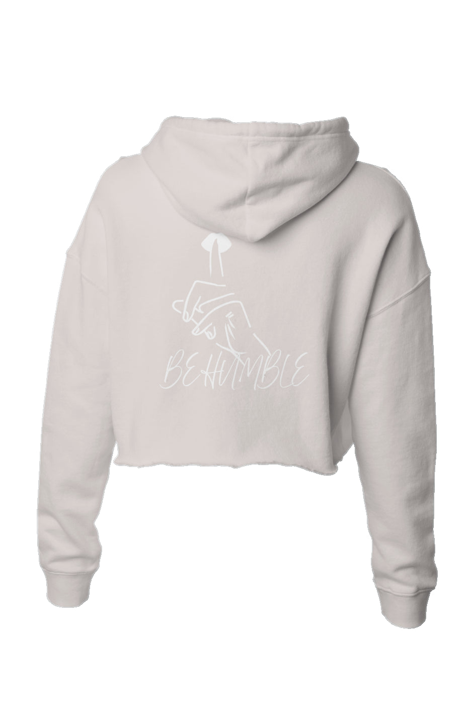 Be Humble Crop White