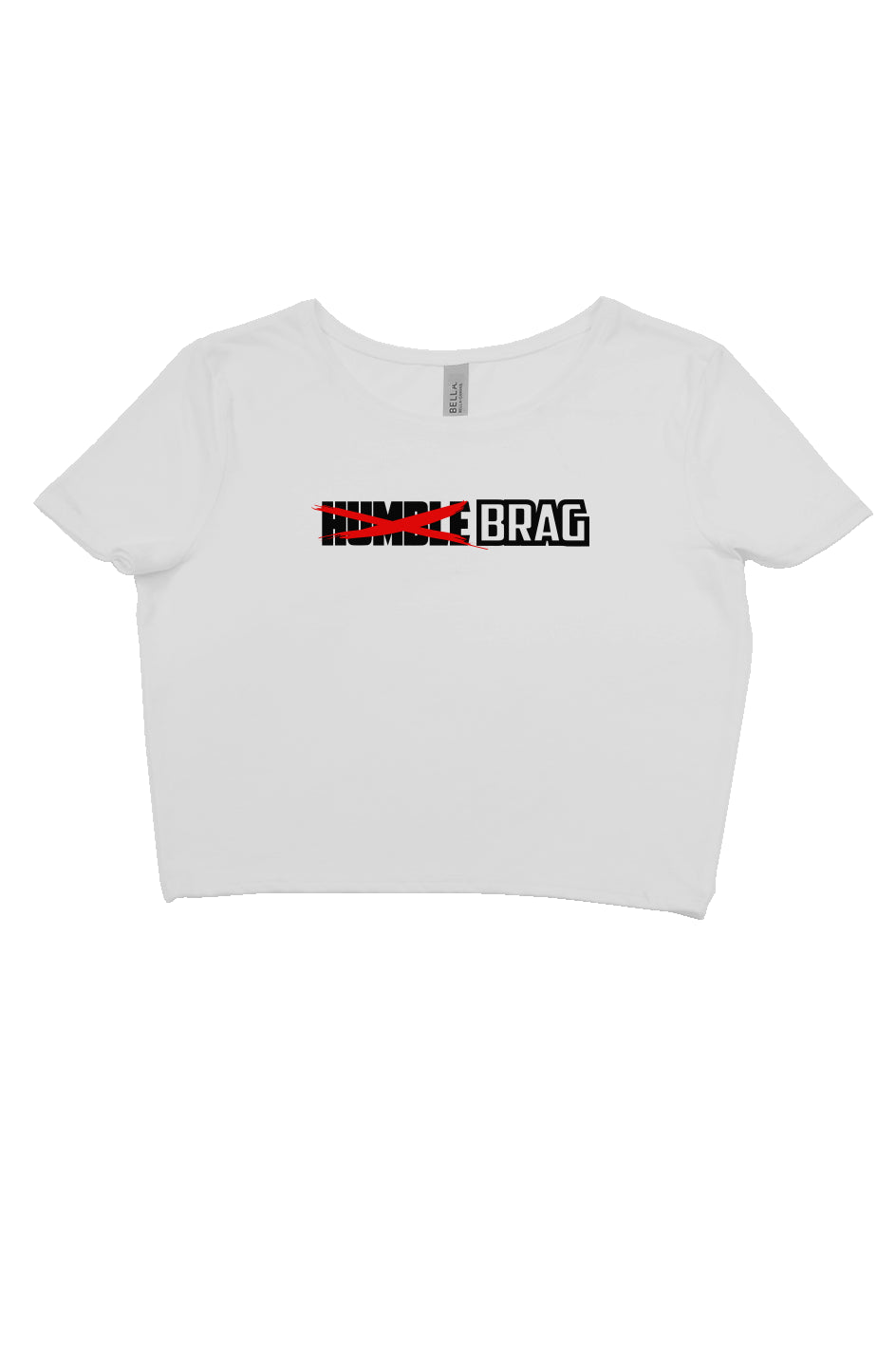 Just BRAG Slim Fit Crop Red