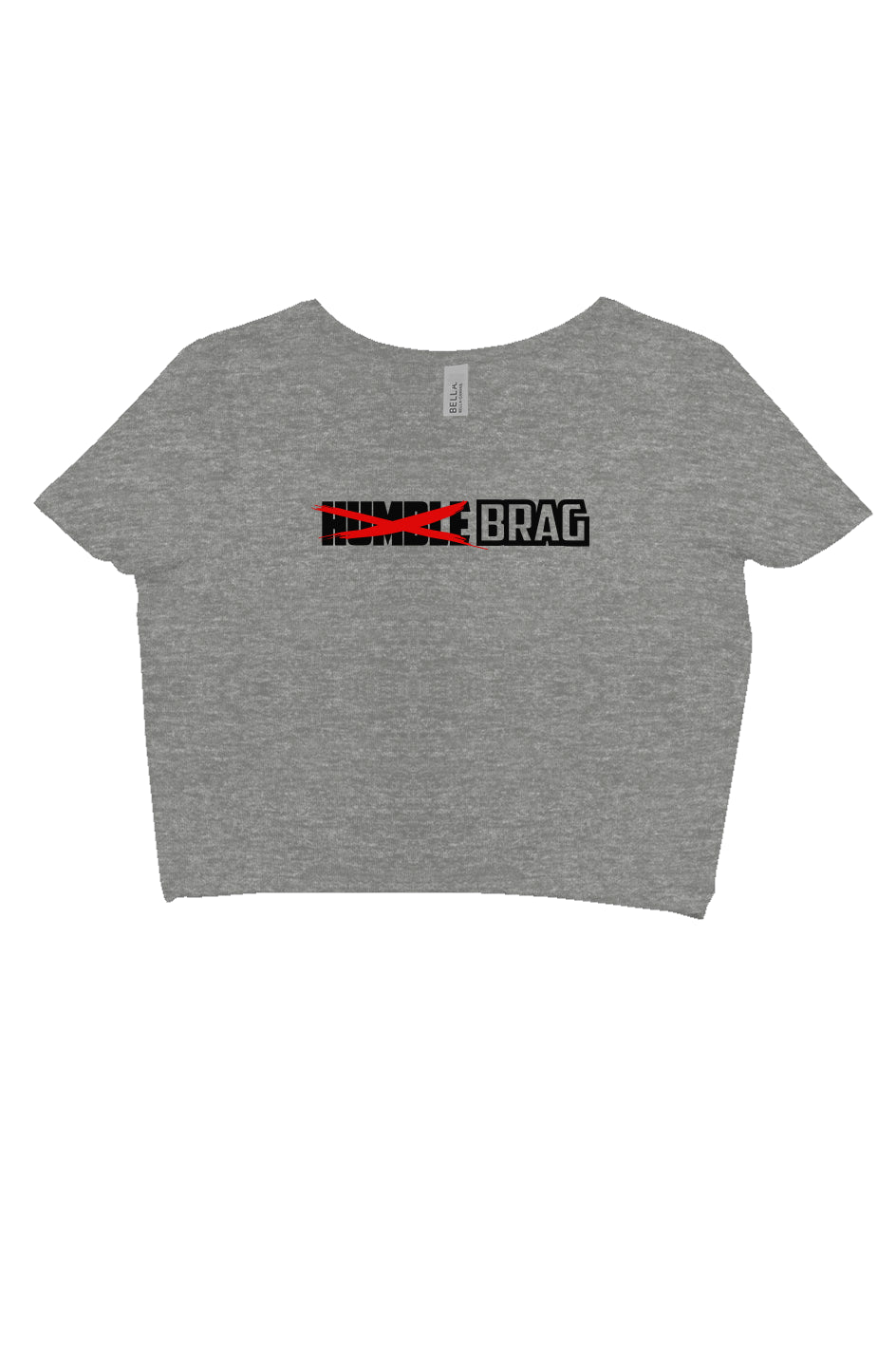 Just BRAG Slim Fit Crop Red