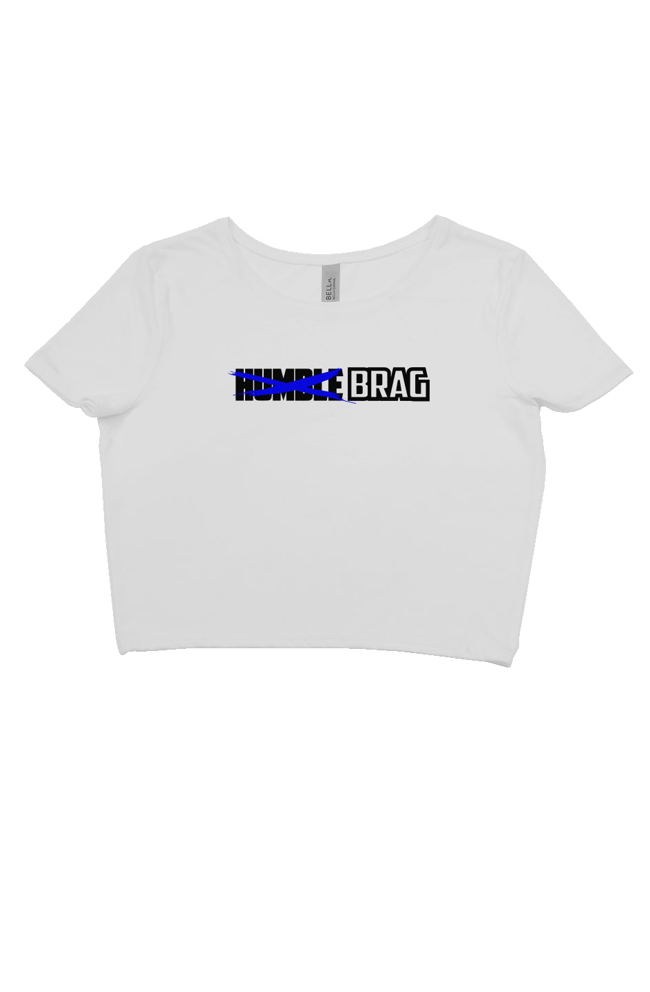 Just BRAG Slim Fit Crop Blue