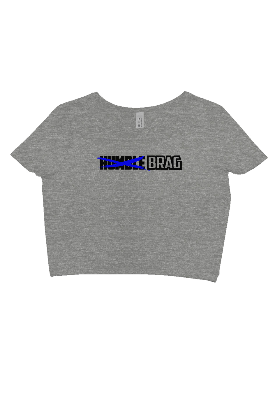 Just BRAG Slim Fit Crop Blue
