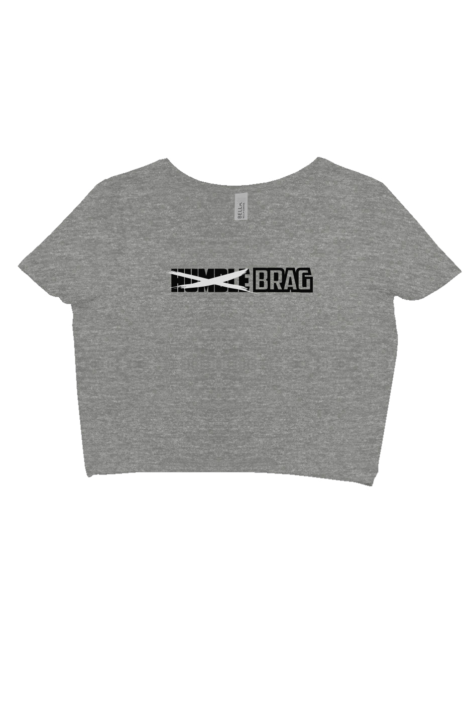 Just BRAG Slim Fit Crop White