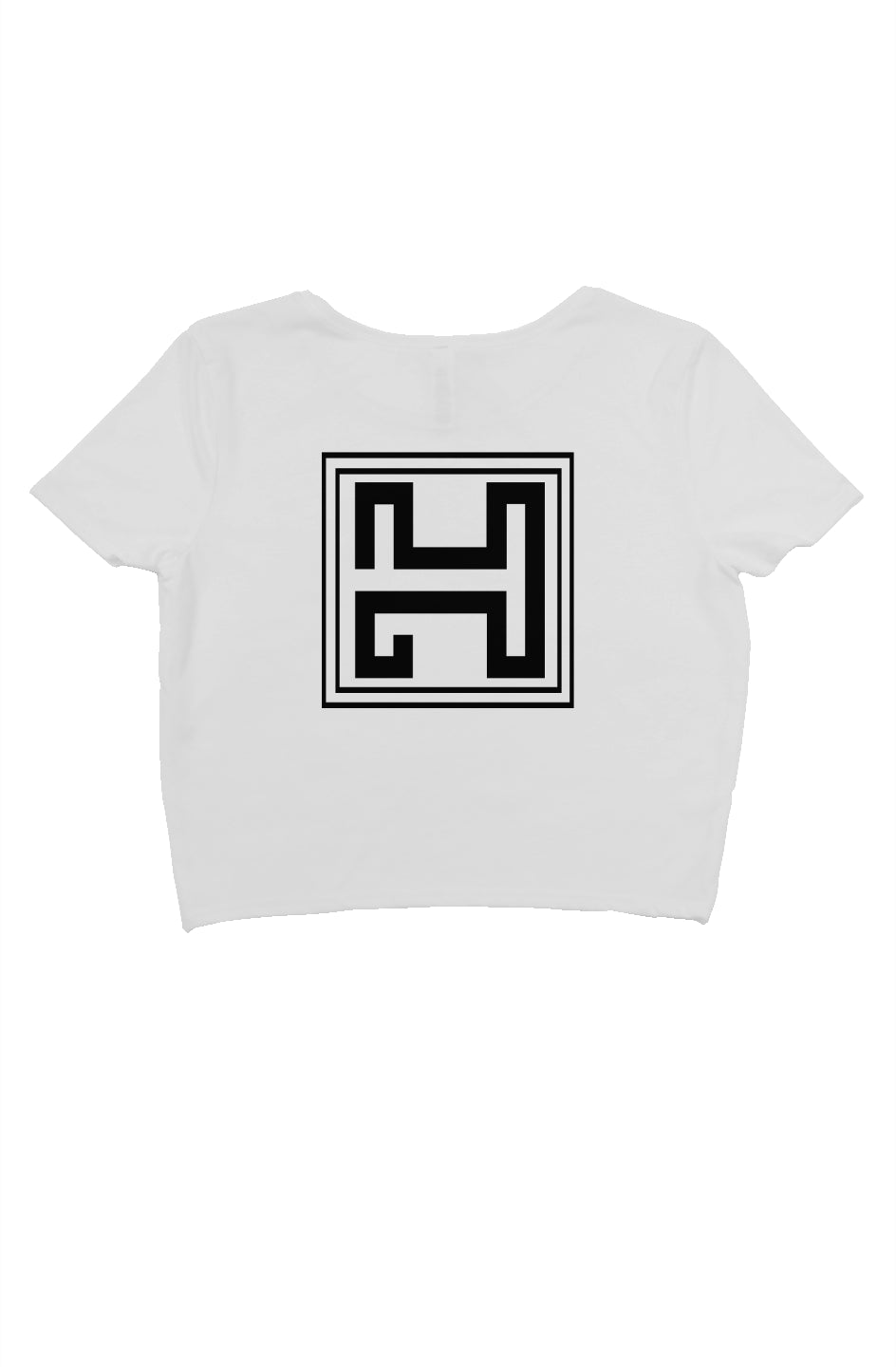 Just BRAG Slim Fit Crop White