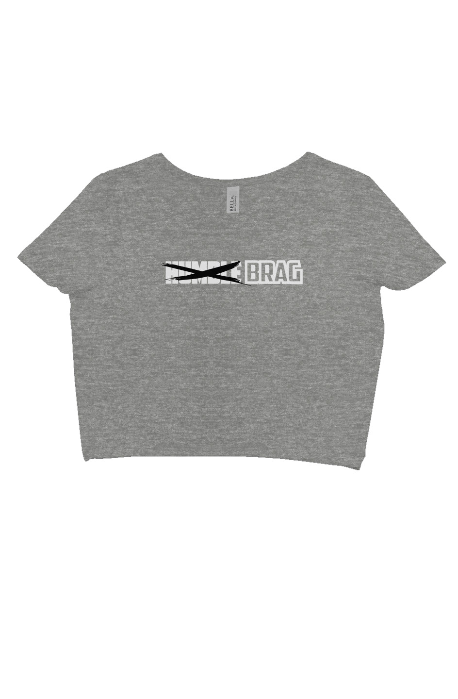 Just BRAG Slim Fit Crop White