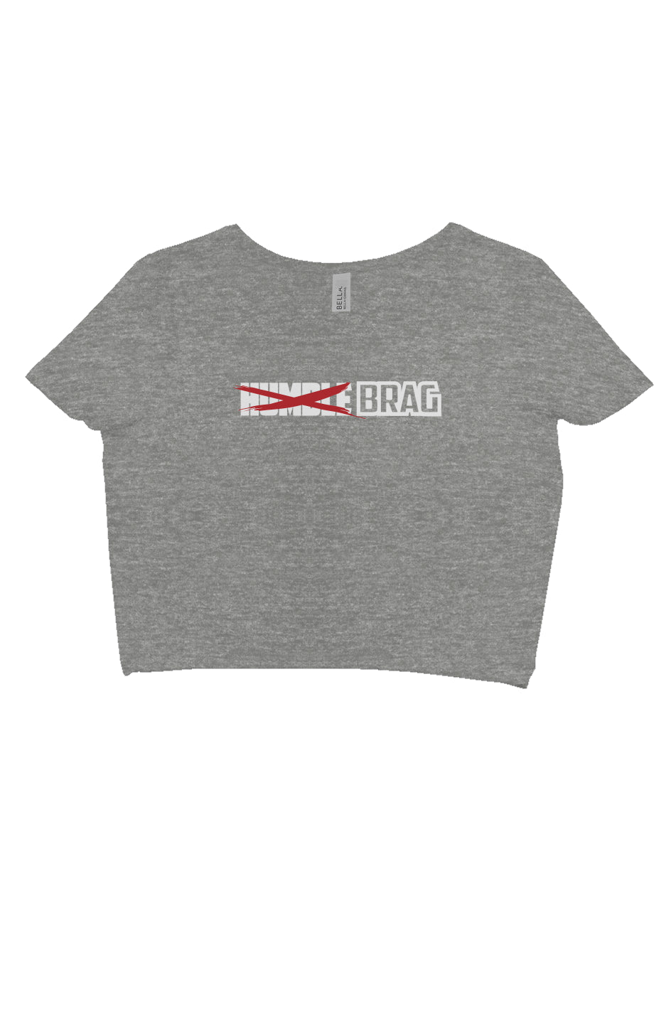 Just BRAG Slim Fit Crop Red