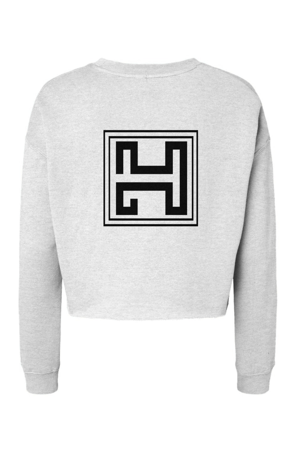 Just BRAG Crop Crew White
