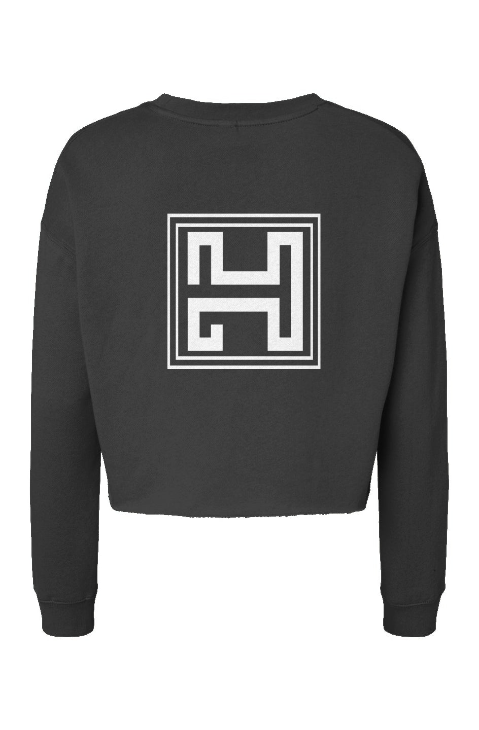 Just BRAG Crop Crew White