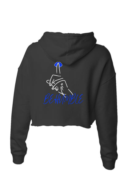 Be Humble Crop Black and Blue