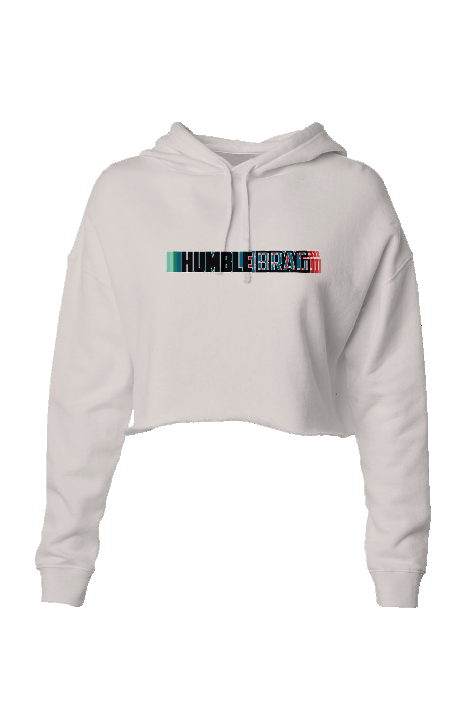 3D BRAG Crop Hoodie