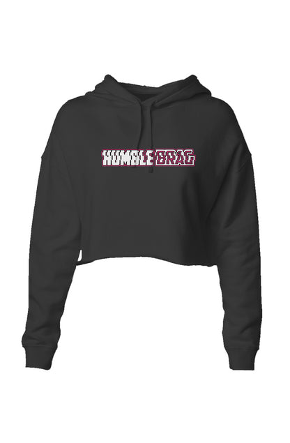 Charged BRAG Crop Hoodie Black