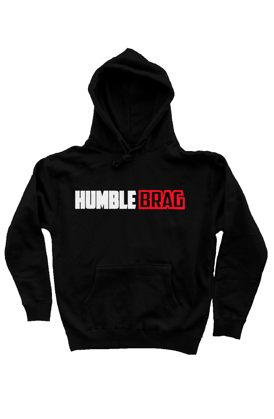 Be Humble Hoodie Black Red