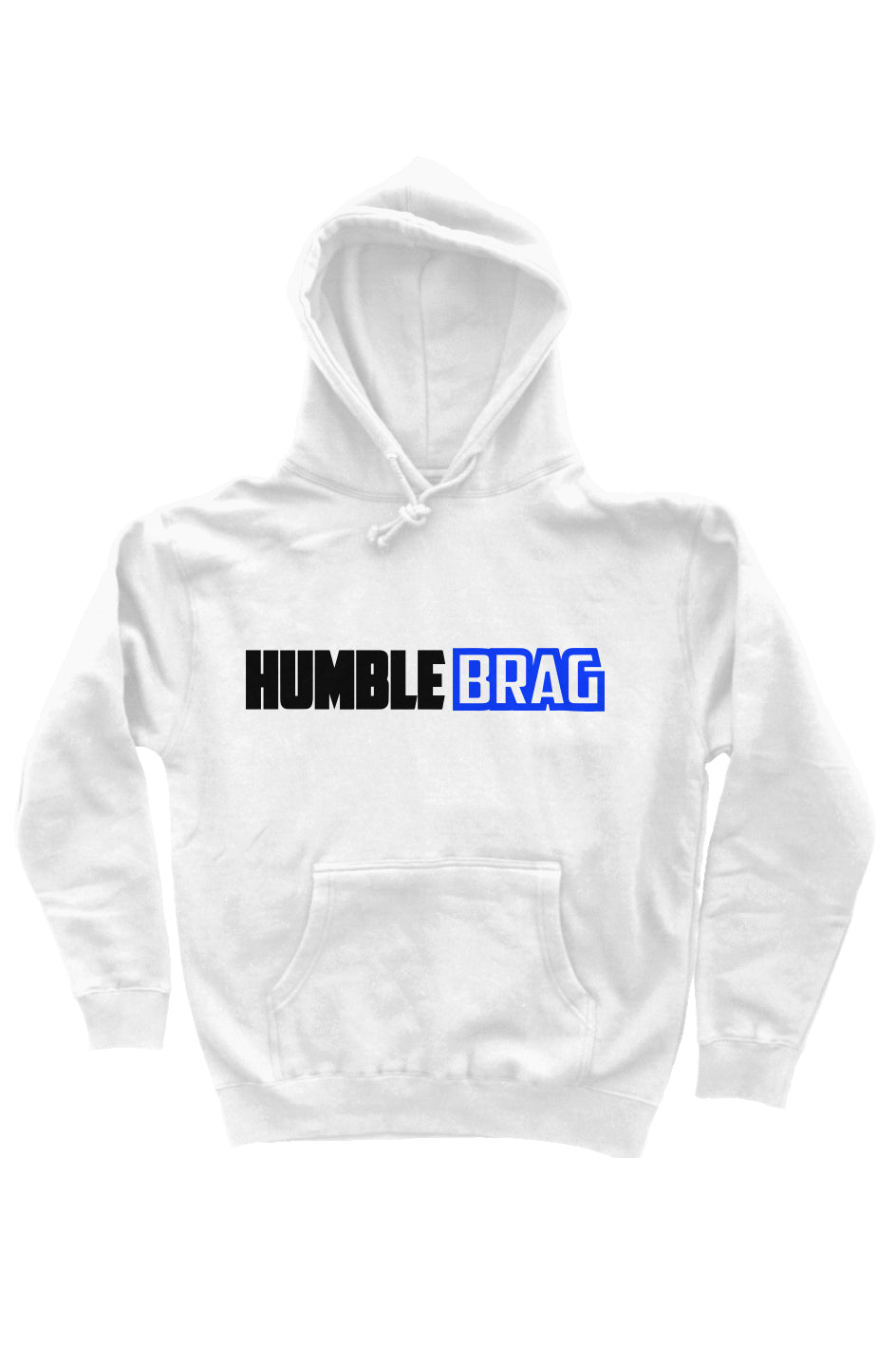 Be Humble Hoodie White Blue