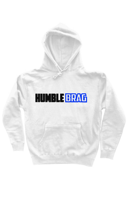 Be Humble Hoodie White Blue