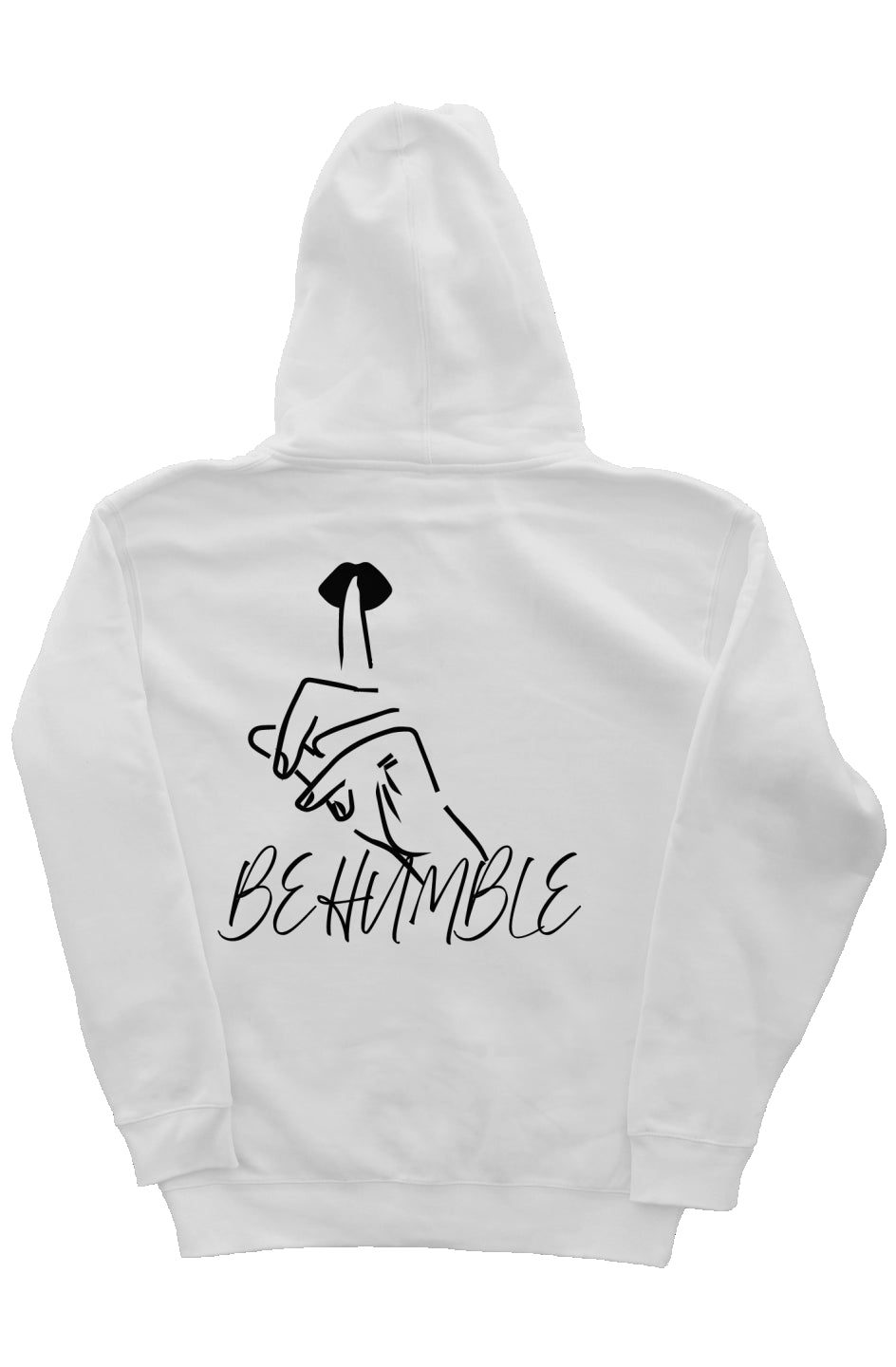 Be Humble Hoodie White Black