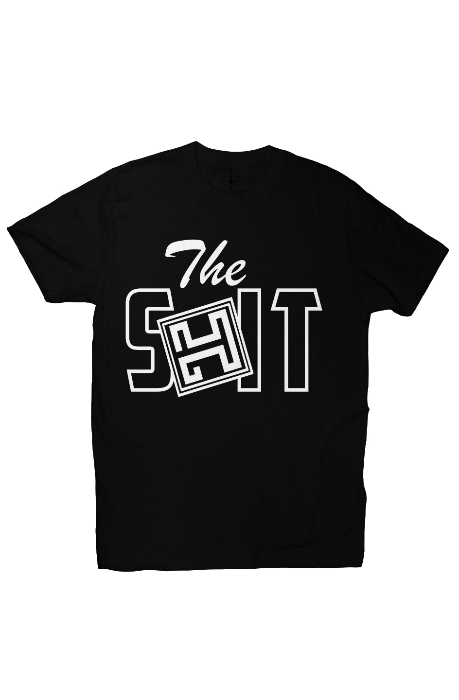 The Shh B&W tee