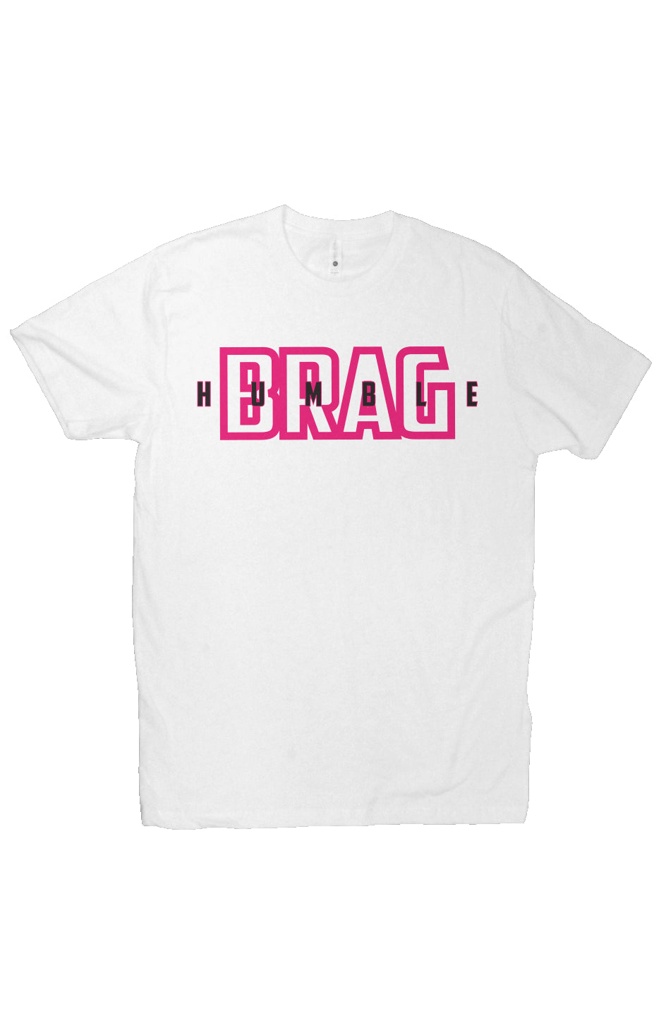 Bold BRAG Tee Pink