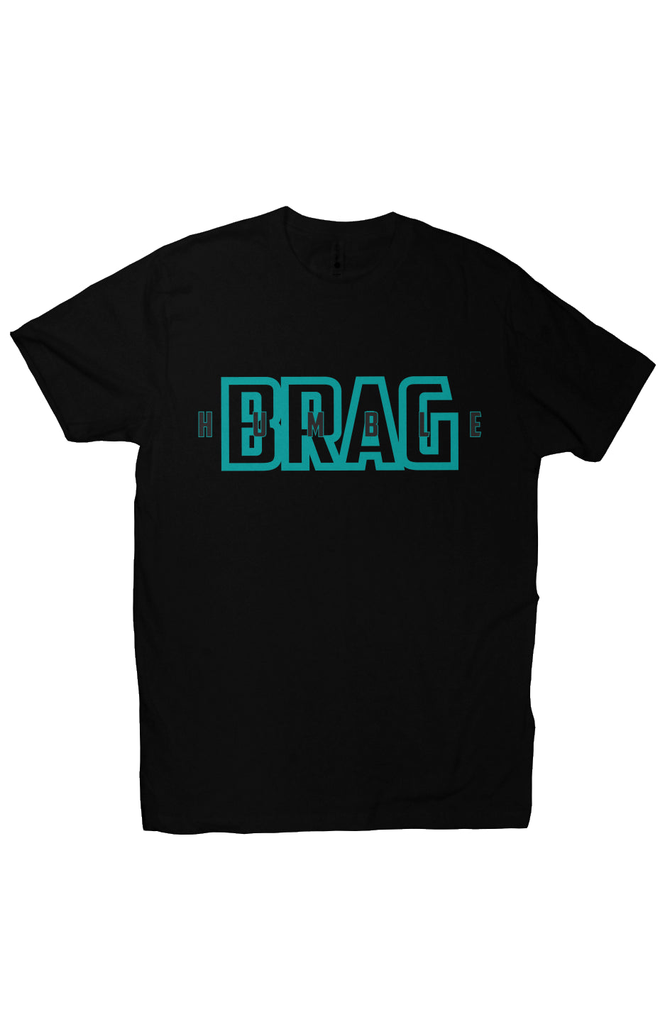 Bold BRAG Tee Teal