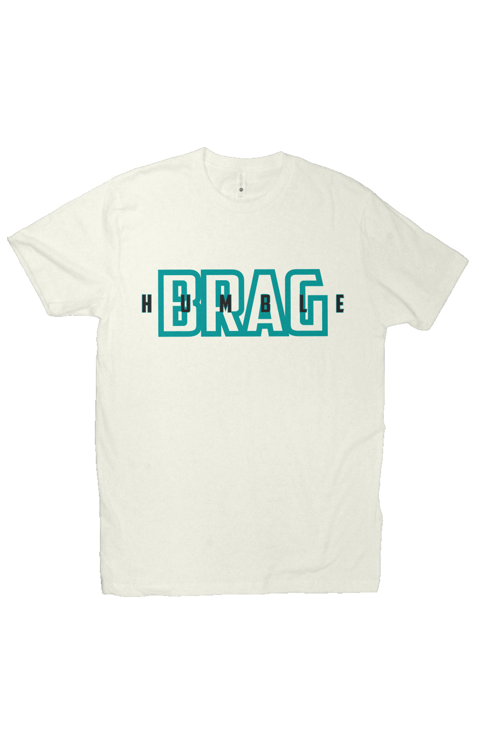 Bold BRAG Tee Teal