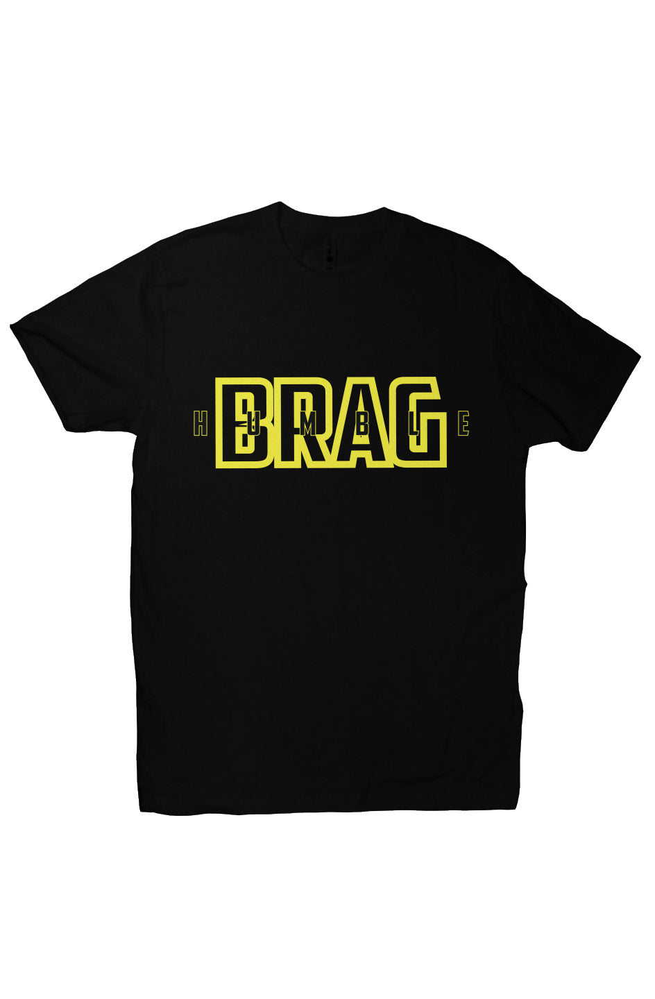 Bold BRAG Tee Yellow