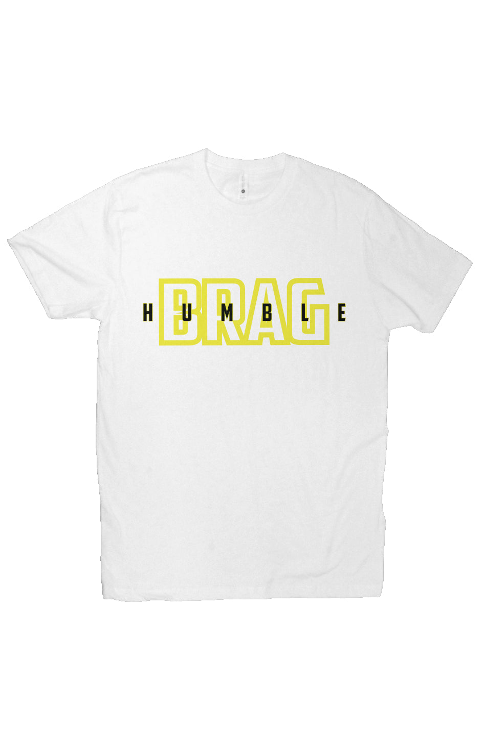 Bold BRAG Tee Yellow