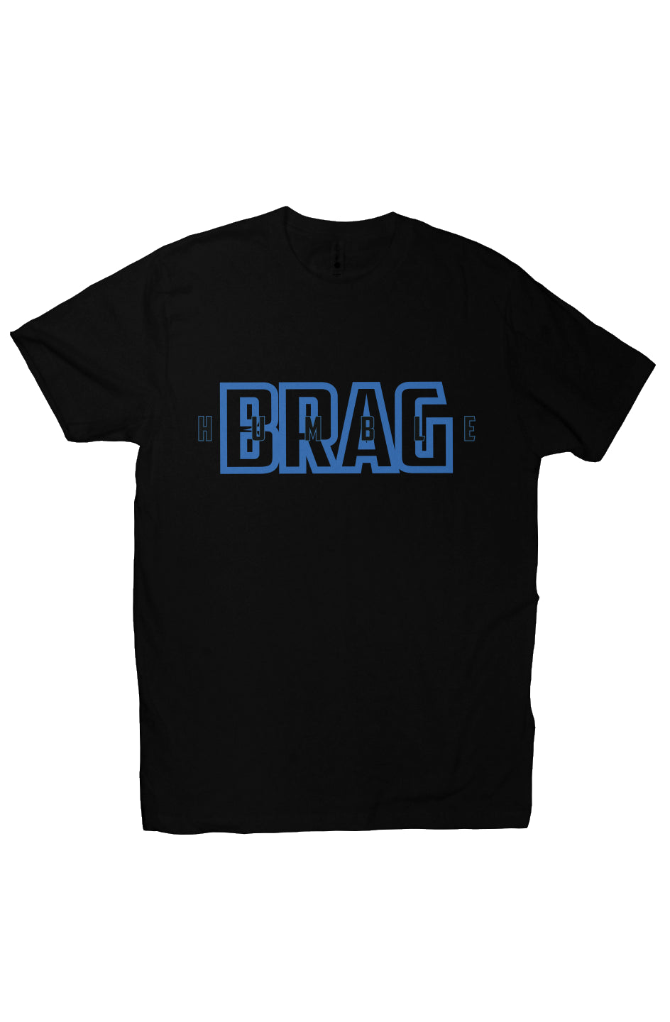 Bold BRAG Tee Blue