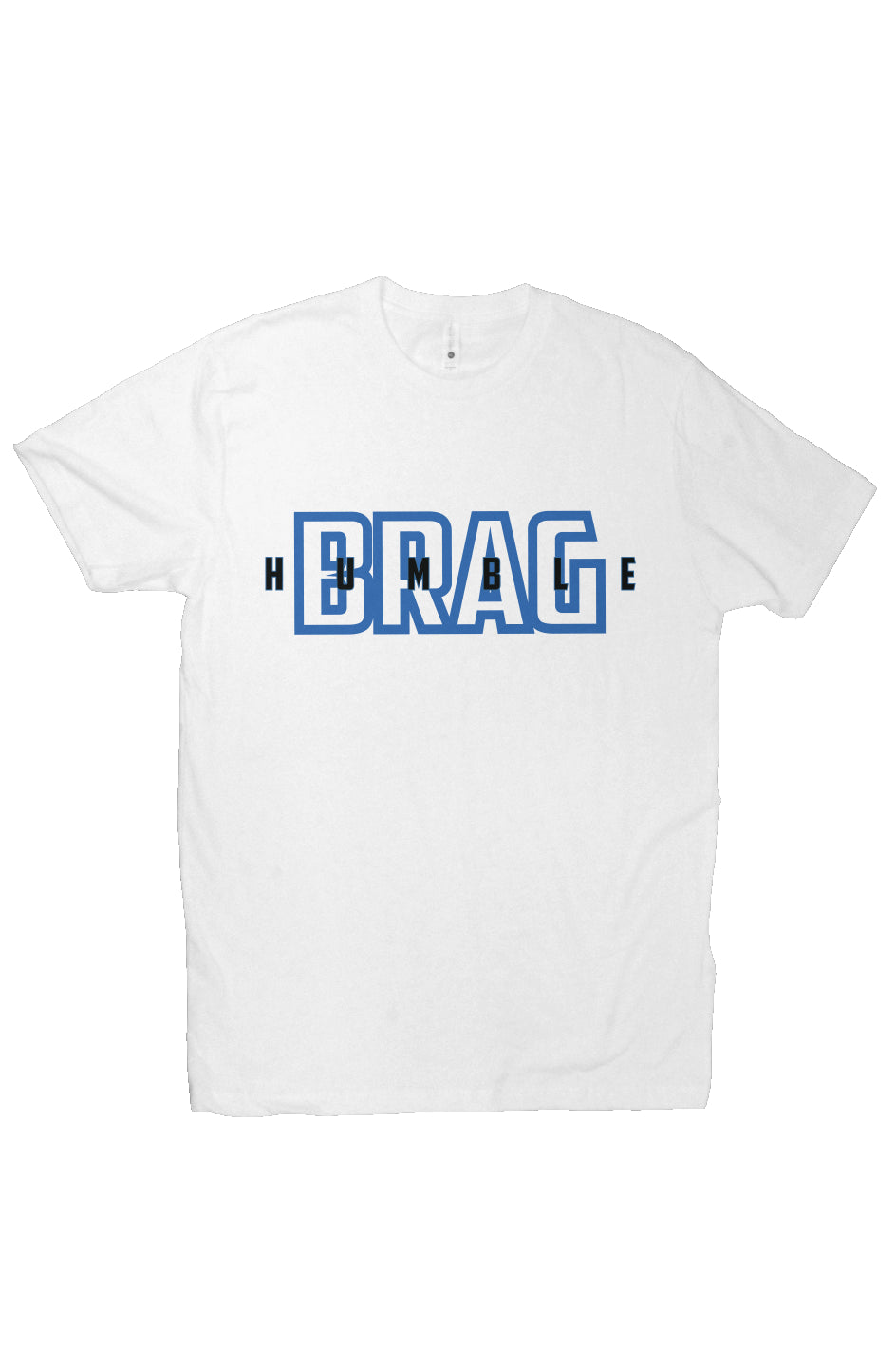 Bold BRAG Tee Blue