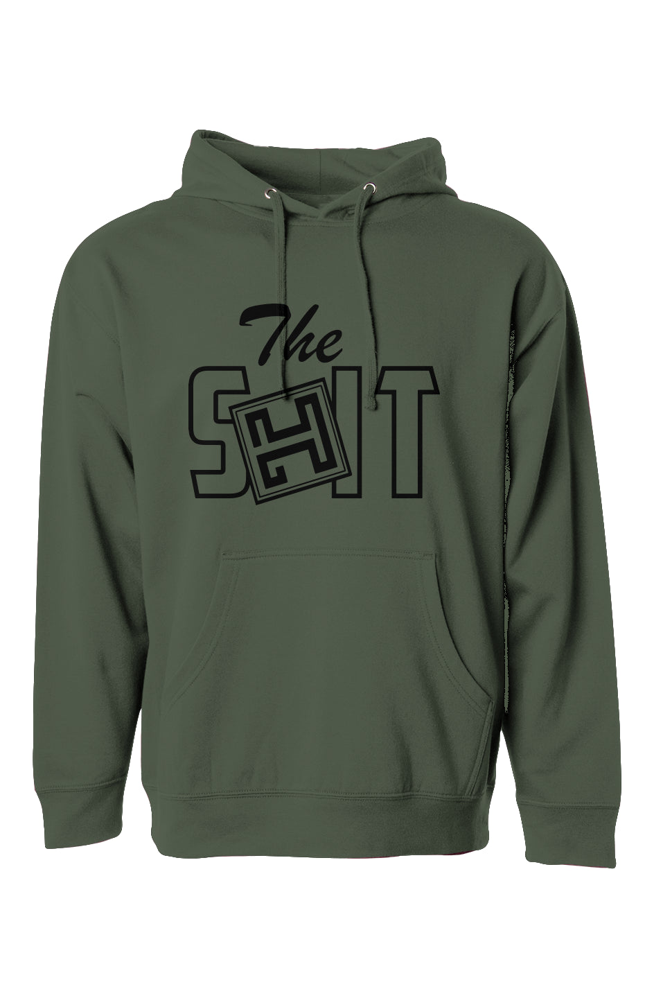 The Shh Hoodie B&W