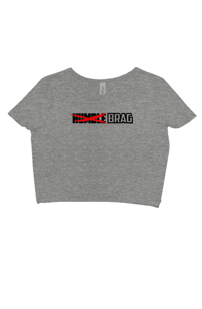 Just BRAG Slim Fit Crop Red