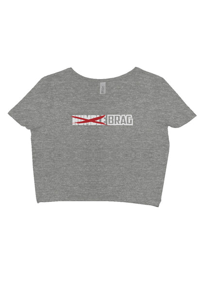 Just BRAG Slim Fit Crop Red