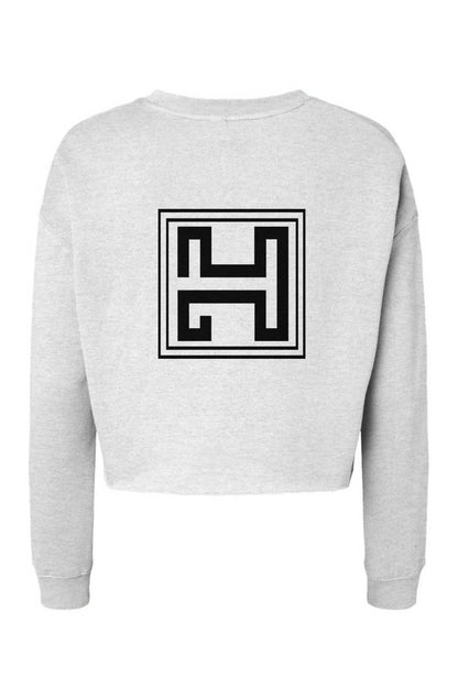 Just BRAG Crop Crew Pink