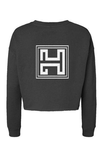 Just BRAG Crop Crew Blue